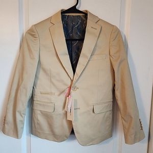 Isaac Mizrahi boys size 10 tan blazer NWT